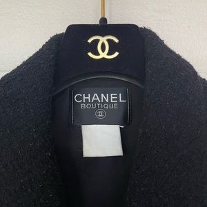 Chanel tweed jacket/ blazer with gold buttons